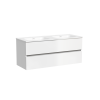 Тумба под раковину Sancos Urban UR120-2W 120х50 подвесная цвет белый